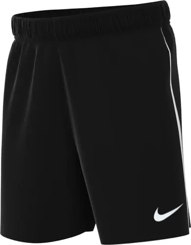Nike Knit Soccer Shorts Y Nk DF Lge Knit III Short K, Black/White/White, DR0968-010, XL