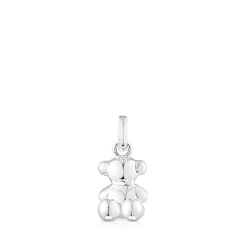 TOUS Colgante Oso Pequeño para Mujer de Plata de Primera Ley, Colección Bold Bear