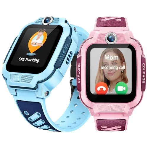 imoo Z3 Smartwatch para Niños, Llamadas 4G Video/Voz y Rastreador GPS en Tiempo Real, Pantalla HD de 1.5″ Resistente al Agua hasta 20m, Control Parental y Protección de Seguridad (Rosa)