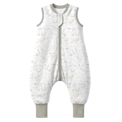 MIKAFEN Saco Dormir Bebé Otoño-Invierno 2.5 TOG Piernas Separadas 3-4 años