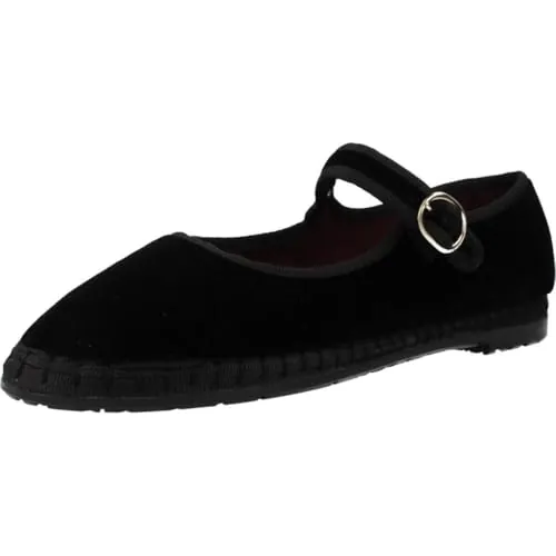 Flabelus Mary Jane Antonia Bailarina Mujer, Negro 39