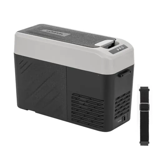 Alpicool KCF15 15 litros Nevera Portátil Eléctrica Refrigerador de Coche 12V 24V Mini frigorífico CA 220v para Hogar, Camping, Viajes, Automóvil, 20ºC a 20ºC