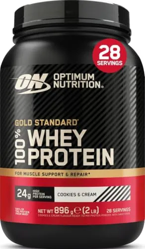 Optimum Nutrition Gold Standard 100% Whey Proteína en Polvo, 896g