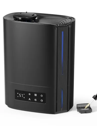 AROEVE 6LUltrasónico Humidificador de Aire Duración 60h 25dB Silencioso