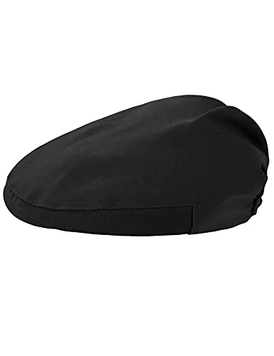 mintgreen Gorra Bebe Niño, Boina Plana Bautizo Hidalgo Sombrero, Negro, 3-6 Meses