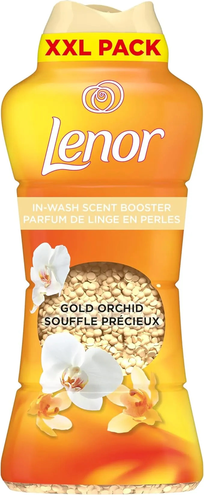 Lenor UNstoppables Perlas de Perfume para la Ropa, 61 Lavados (735g), Suavizante con Fragancia Orquidia Dorada, Potenciador de Frescor