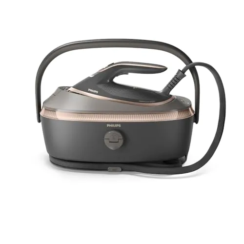 Philips 8000 Centro de Planchado OptimalTEMP, 9 bares, 1,4L, Gris