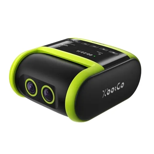 XbotGo Falcon Cámara Deportiva 4K con IA - Seguimiento Automático para Fútbol y Baloncesto, Cámara de Acción Doble Lente, Transmisión en Vivo, Sin Suscripción, IPX5(Verde Edge)