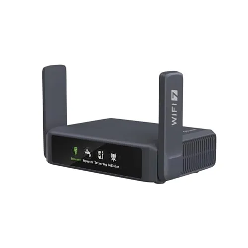 GL.iNet GL-BE3600 Slate 7 Router Wi-Fi 7 Viaje Pantalla Táctil 2.5G