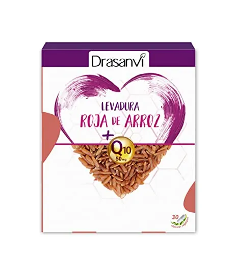 Levadura Roja de Arroz con Coenzima Q10 Drasanvi 30 Capsulas