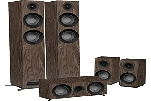 Jamo S 807 HCS Sistema Home Cinema, marrón