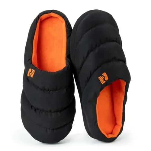 RockDove Zapatillas Camping Hombre, 40-41 EU, Oriole | Acolchado térmico, Suela antideslizante, Interior y exterior, Ligeras, Fáciles de poner, Regalo ideal