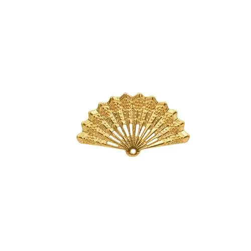 Broche con forma de abanico pequeño