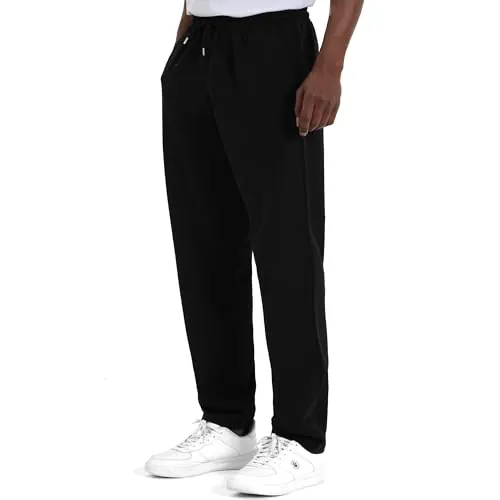 ROSS CAMP Pantalón de Chándal Hombre Algodón, Pantalones Jogger Deportivos Largos