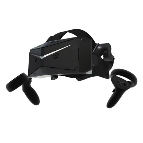 Pimax Crystal Light Versión depósito - Gafas VR para PC con Resolución 8K QLED y Amplio Campo de visión - Realidad Virtual de Alta Claridad para Simuladores de Vuelo - Incluye Controladores