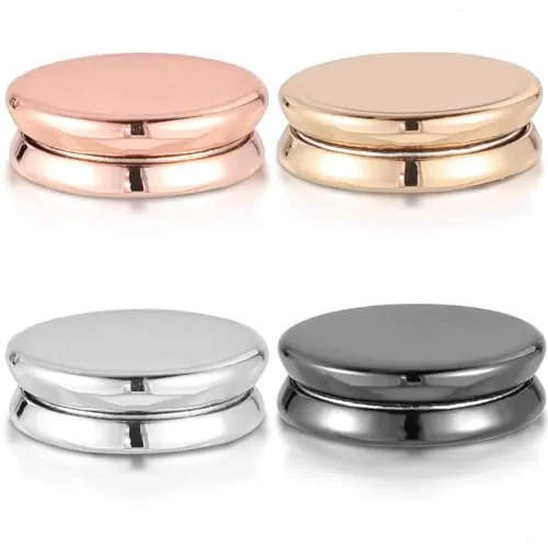 Piezas Alfileres Magnéticos para Bandana Mujer,4 Piezas Alfileres Hijab,Botones Magneticos para Ropa，Pin de Seguridad Suéter Bufanda Clip，Hijab Broche Clip Perla