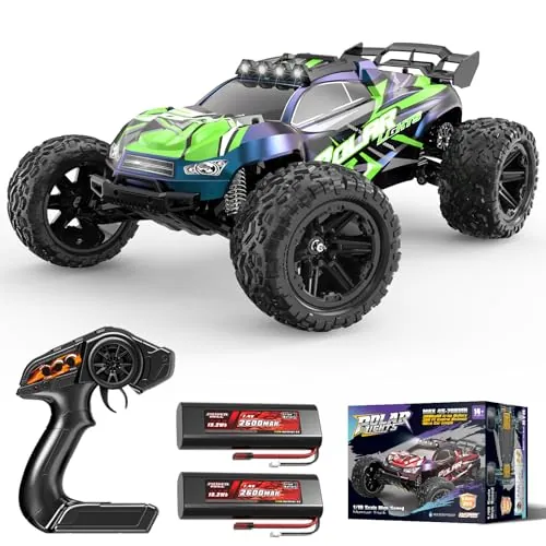 Womaqu Coche Teledirigido 1:10 para Adultos, RC Car 45 km/h RWD Todoterreno