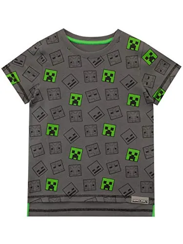 Minecraft Camiseta para niño Multicolor 11-12 Años