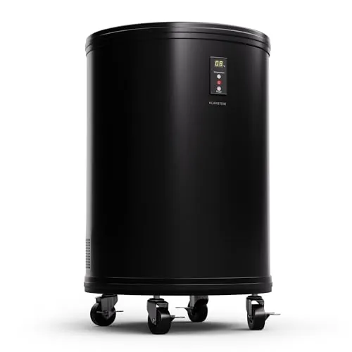 Klarstein Nevera Pequeña Portatil Electrica 30L, Frigorífico Interior/Exterior, Neveras para Guardar Refrescos, Cervezas y Vino, Estantes Extraíbles, Vistas 360°, Temperatura 0-16°C
