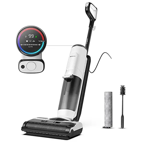 Tineco Floor One S5 Steam Smart - Aspiradora a Vapor en seco y húmedo para Suelos Duros, Limpia y desinfecta la Suciedad pegajosa, Pantalla Digital, Mayor duración