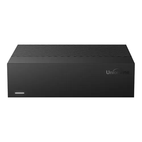 UnionSine 3.5" 14TB Disco Duro Externo USB 3.0 HDD Compatible for PC/Escritorio/Laptop/Mac/Xbox/Xbox One/PS4/TV (Negro)