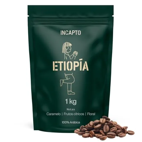 Incapto Café en Grano de Especialidad 1kg | Origen Burundi | 100% Arábica | Specialty Coffee 87.75 puntos SCA | Tueste Natural y Artesanal | Finca Buhinyuza, Nyagishiru