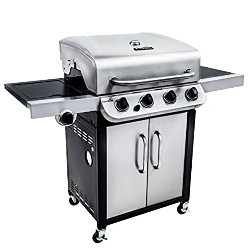 Char-Broil Barbacoa de Gas Convective 440 S - Barbacoa a gas con 4 quemadores, rejillas de hierro fundido, quemadores de acero inoxidable - Ideal para cocinar al aire libre, jardín y patio