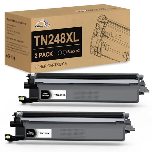 TN248XL TN248BK Tóner Negro Compatible con Brother TN248XL TN248 tn248cmyk Tóner Compatible Brother DCP-L3520CDW DCP-L3520CDWE MFC-L3760CDW DCP-L3520CDWE DCP-L3560CDW