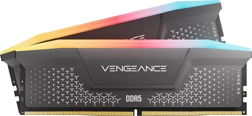 CORSAIR Vengeance RGB RS DDR5 32GB (2 x 16GB) hasta 5600MHz AMD Intel RAM