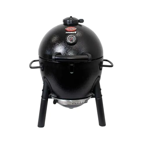 Char-Griller E6714 AKORN Jr. Kamado, Ceniza Barbacoa de carbón portátil
