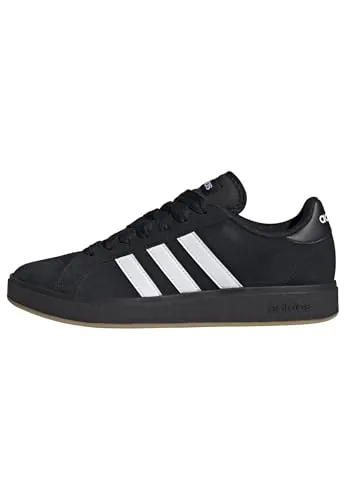adidas Hombre Grand Court Base 00S Shoes, Core Black/FTWR White/Gum 3, 42 EU