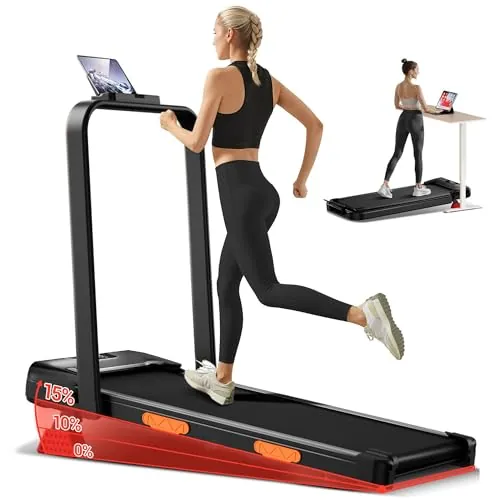 CURSOR Cinta de Correr Plegable con Inclinación 15%, Walking Pad 2.5 CV