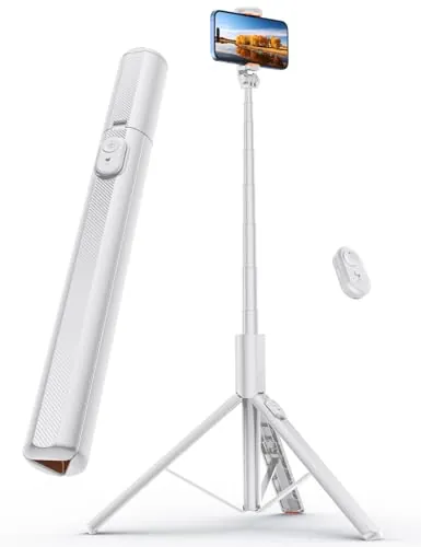 ANXRE 180cm Trípode para Movil con Control Remoto,NT79 Palo Selfie Monopies