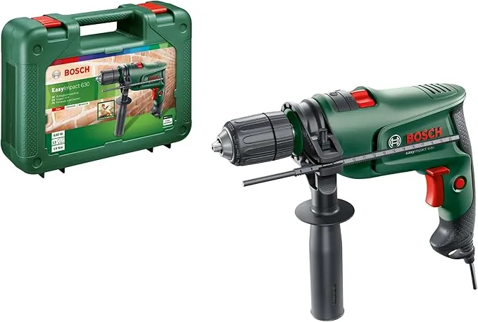 Bosch Taladro percutor eléctrico EasyImpact 630 (630 W, en maletín de transporte)