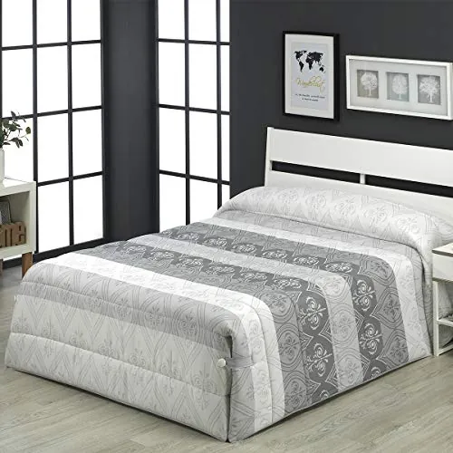 Edredón Conforter Greta Gris Lanovenanube Cama 150 Diseño Estampado