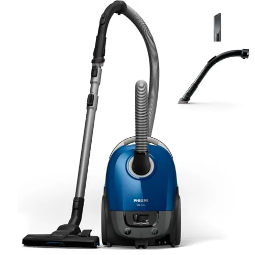 PHILIPS Performer Compact Serie 3000 Aspirador con Bolsa - 900 W, con Filtro Allergy, Alcance de 9 m (XD3110/09)