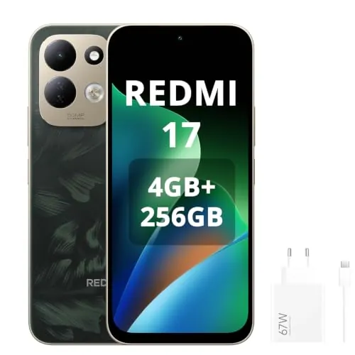 XIAOMI Redmi 17 4G 4+256GB Green, Incluye Cargador