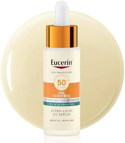 Eucerin Sun Face Oil Control UV Serum SPF50+ 30ml - Novedad 2026