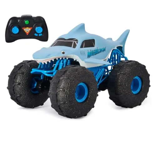 Monster Jam Monster Truck Teledirigido Megalodon Storm Coche RC +4 años