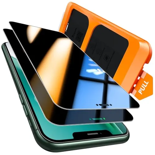 TOCOL Protector Pantalla de Privacidad para iPhone 11, XR