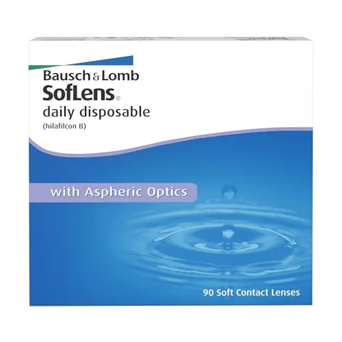 SofLens Daily Disposable BAUSCH + LOMB lentillas diarias esféricas, 90 unidades / 8.6 BC / 14.20 DIA / -02,75