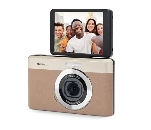 Kodak Pixpro C1 – Appareil Photo Numérique Ultra-Compact | 13MP BSI CMOS