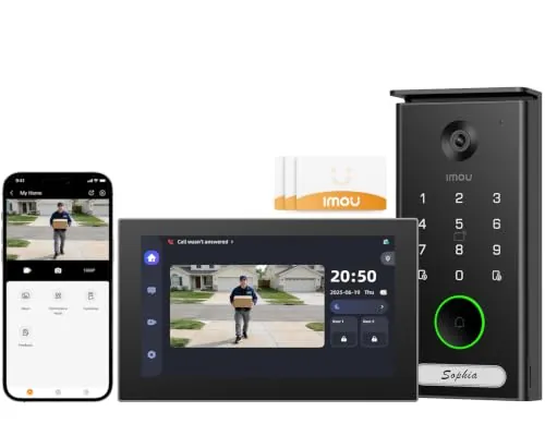 Imou 3K Videoportero, Timbre Video Sistema Intercomunicador 2 Hilos, VDP7