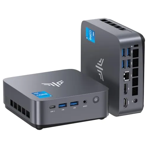 NiPoGi P3 Mini PC,Ιntel Core i5-12500H,W-11 Pro,16GB LPDDR5 512GB NVMe SSD