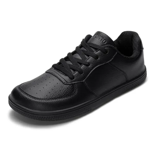 SAGUARO Barefoot Mujer Zapatillas Hombre Ligeras y Cómodas Deportivas Casual Calzado Minimalistas Antideslizante Zapatos Descalzos para Diario Urbano Caminar Negro Talla 39 EU
