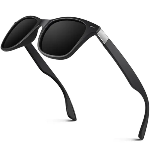 GQUEEN Gafas de Sol Hombre Mujer Polarizadas TR90 para Conducir Deportes Pesca 100% Protección UV400 MO90