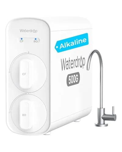 Waterdrop G5P500A Ósmosis Inversa Alcalino con Minerales pH+, 500 GPD