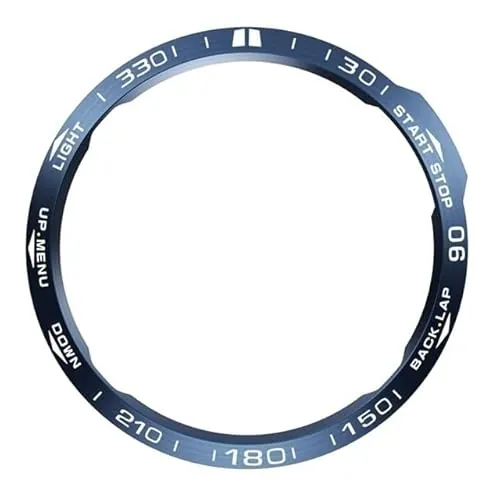 SKXMOD Acero para Garmin Fenix7 7X 6 6XPro 6X Sapphire 5 Plus Bisel Anillos Adhesivo Anti Rasguño Cubierta de Metal Protector Relojes Accesorio, Fenix 6X-6X Pro, Agate