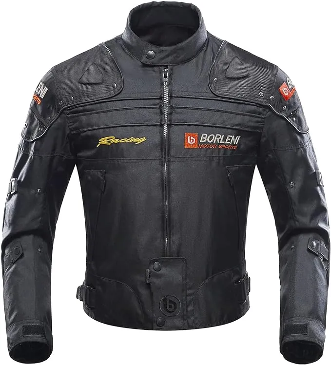 BORLENI Chaqueta de moto a prueba de viento motocicleta armadura de equipo de protección otoño invierno verano para hombre de toda estaciòn