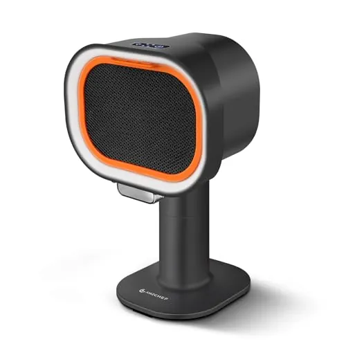 AMZCHEF Campana extractora portátil con altura telescópica e inclinación de 40°, 4 modos de velocidad, silenciosa, filtro de aluminio de gran calibre para apartamentos/BBQ/RV